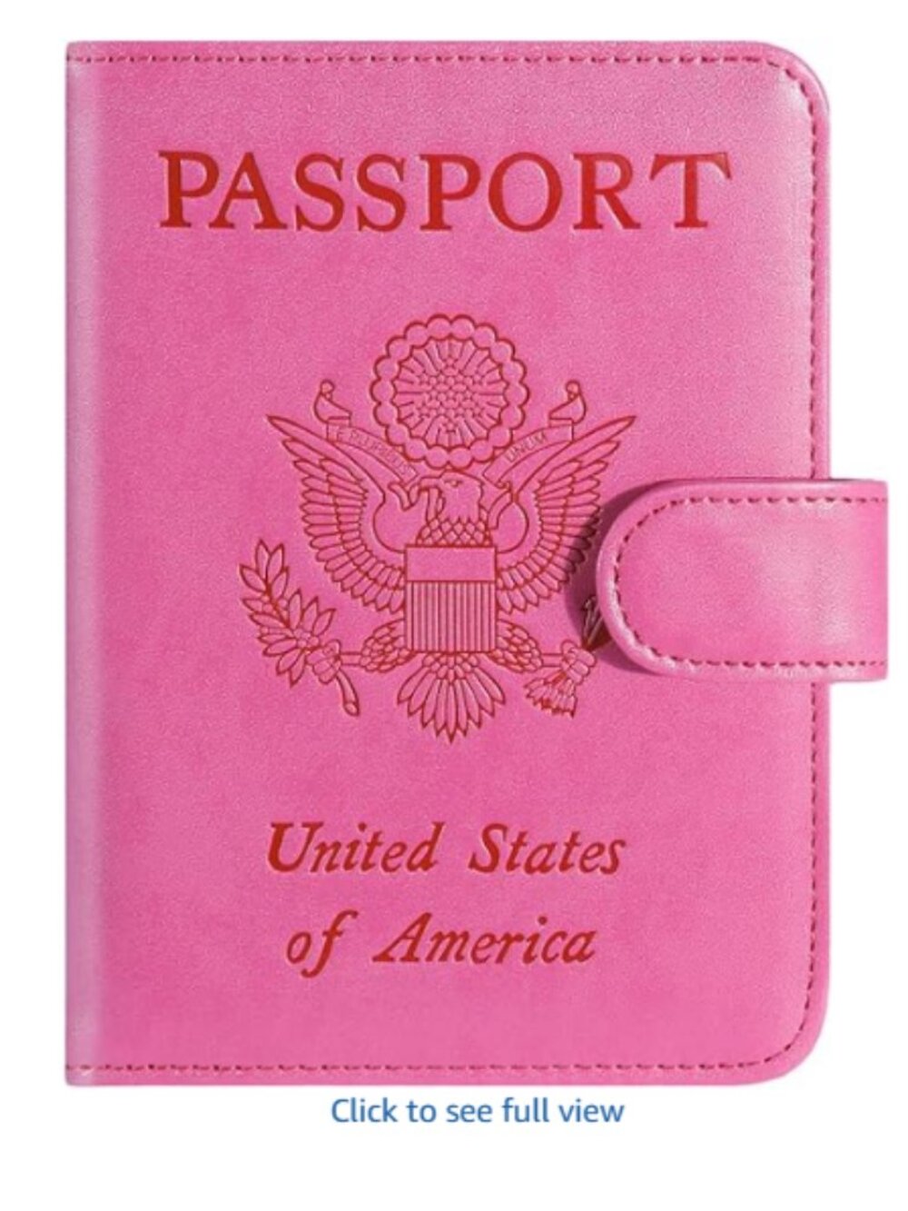 Passport Holder Cover Wallet RFID Blocking, Travel Essentials Leather Card Case